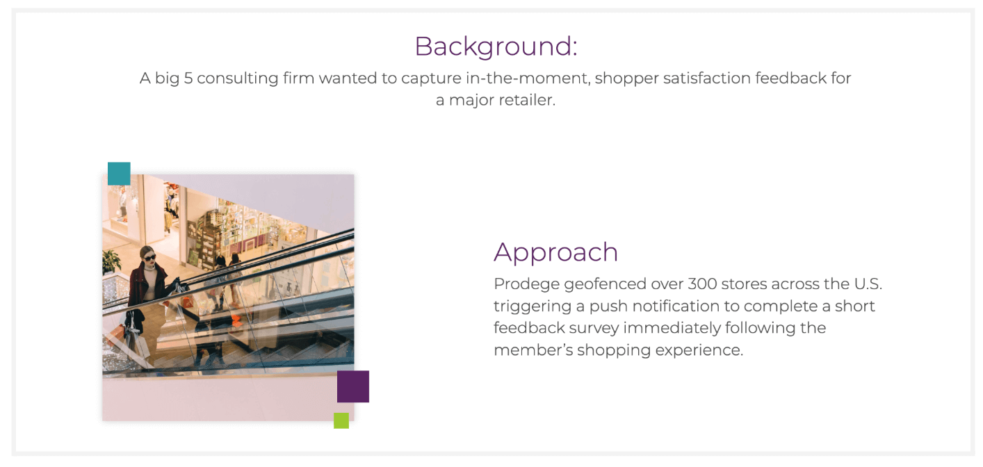 Prodege Background and Approach for a Major Retailer
