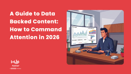 A Guide to Data Backed Content: How to command attention in 2026 with an image of a man at his computer